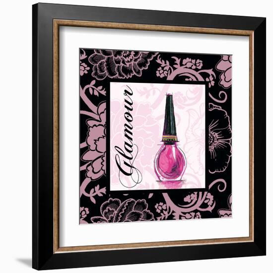 Fashion Pink Glamour - Nail Polish-Gregory Gorham-Framed Art Print