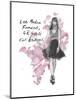 Fashion Quotes II-Naomi McCavitt-Mounted Art Print