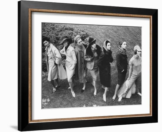 Fashion Show at the German Embassy-Francis Miller-Framed Photographic Print