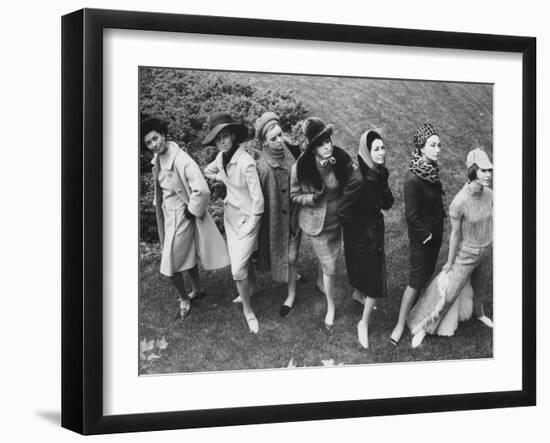 Fashion Show at the German Embassy-Francis Miller-Framed Photographic Print