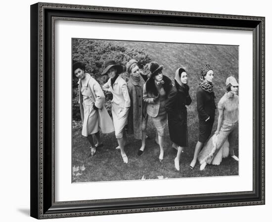 Fashion Show at the German Embassy-Francis Miller-Framed Photographic Print