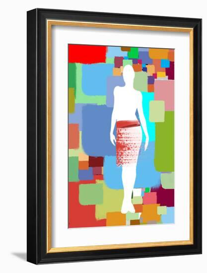 Fashion Sketches-Yashna-Framed Art Print