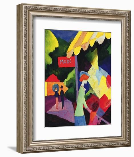 Fashion Store Window-Auguste Macke-Framed Art Print