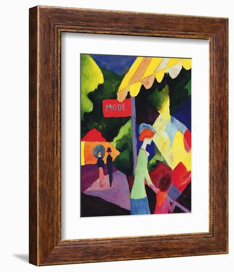 Fashion Store Window-Auguste Macke-Framed Art Print