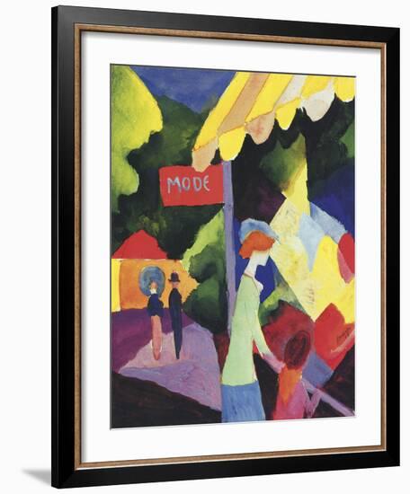 Fashion Store Window-August Macke-Framed Art Print