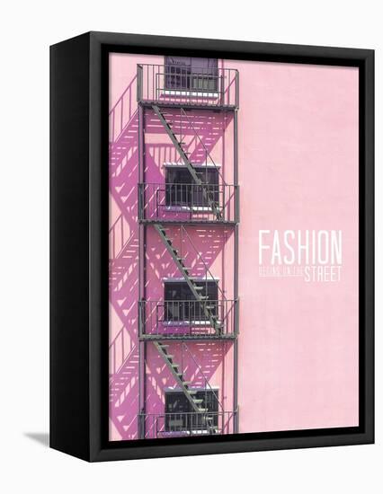 Fashion Streets-TypeLike-Framed Stretched Canvas