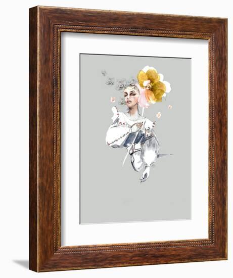 Fashion Study 1-Stella Chang-Framed Art Print