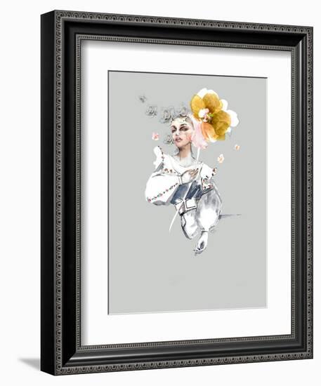 Fashion Study 1-Stella Chang-Framed Art Print