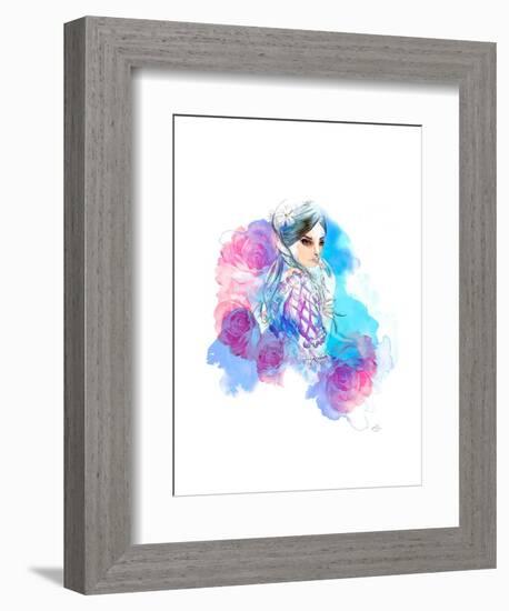 Fashion Study 4-Stella Chang-Framed Art Print