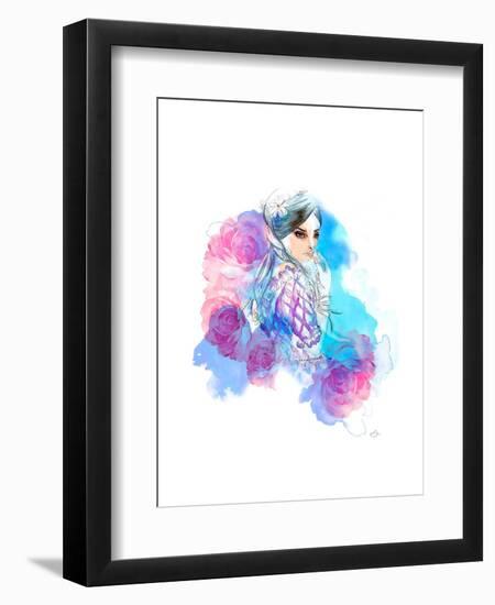 Fashion Study 4-Stella Chang-Framed Art Print