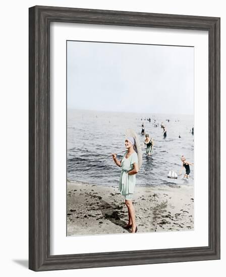 Fashion/ Swimwear, 1918-Otto Haeckel-Framed Photographic Print