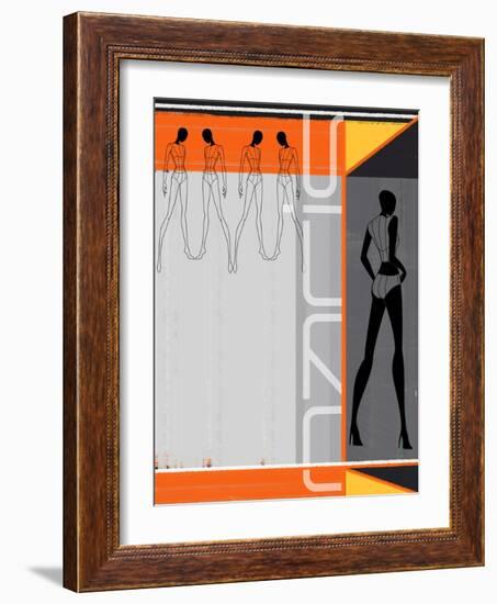 Fashion Tunes-NaxArt-Framed Art Print