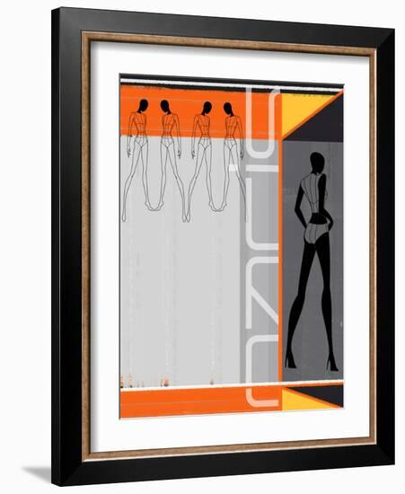 Fashion Tunes-NaxArt-Framed Art Print