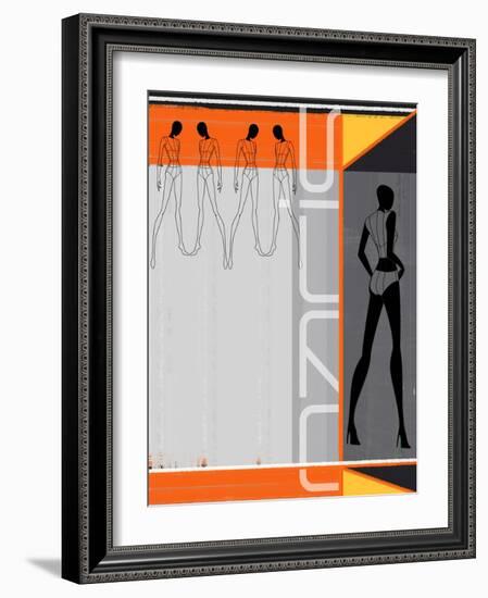 Fashion Tunes-NaxArt-Framed Art Print