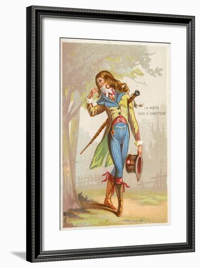 Fashion under the Directory, French Revolution, 1785-1799-null-Framed Giclee Print