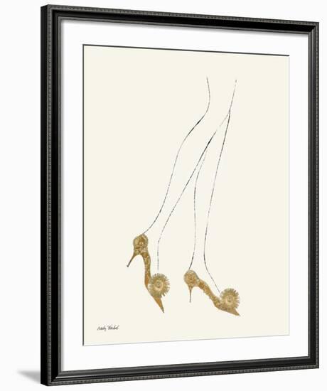 Fashion Wasn't What you Wore (High heels)-Andy Warhol-Framed Giclee Print