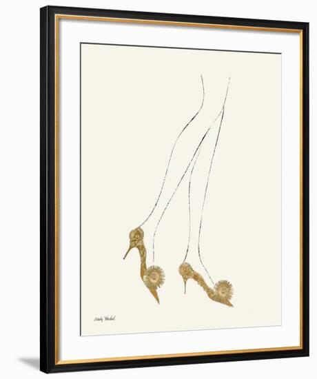 Fashion Wasn't What you Wore (High heels)-Andy Warhol-Framed Giclee Print