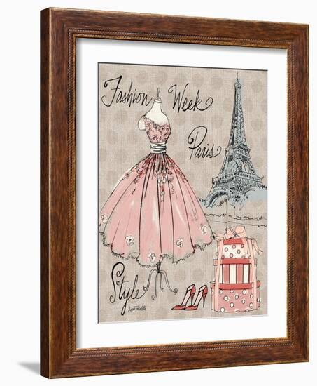 Fashion Week III-Anne Tavoletti-Framed Art Print