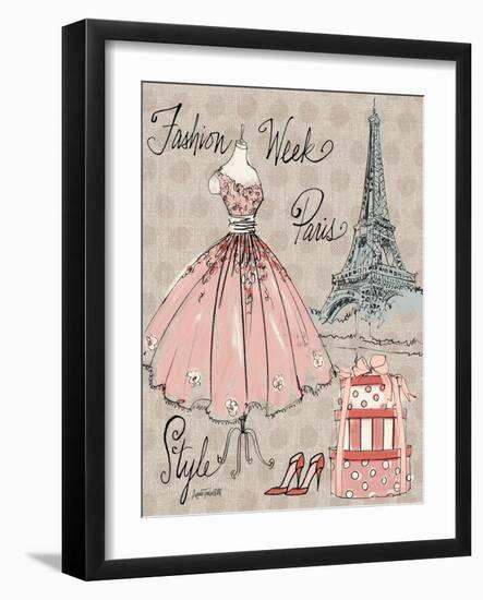 Fashion Week III-Anne Tavoletti-Framed Art Print