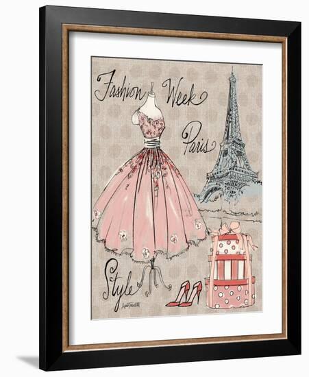 Fashion Week III-Anne Tavoletti-Framed Art Print