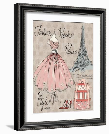 Fashion Week III-Anne Tavoletti-Framed Art Print