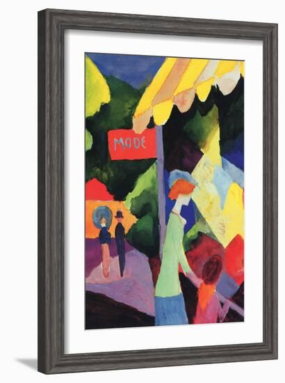 Fashion Window-Auguste Macke-Framed Art Print