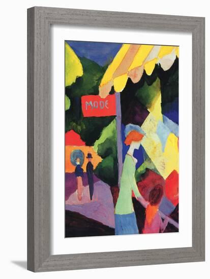 Fashion Window-Auguste Macke-Framed Art Print