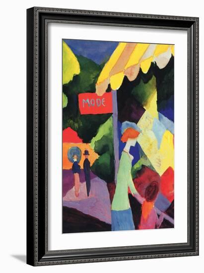 Fashion Window-Auguste Macke-Framed Art Print