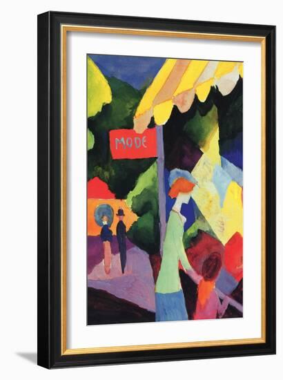 Fashion Window-Auguste Macke-Framed Art Print