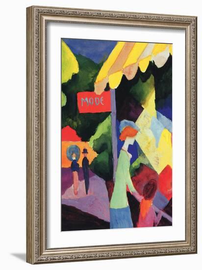 Fashion Window-Auguste Macke-Framed Art Print