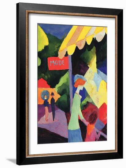 Fashion Window-Auguste Macke-Framed Art Print