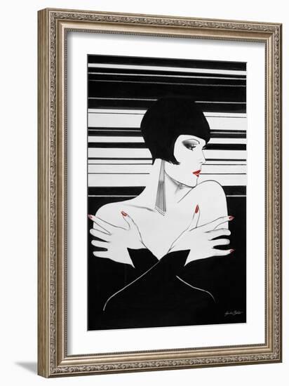 Fashion Women II-Linda Baliko-Framed Premium Giclee Print