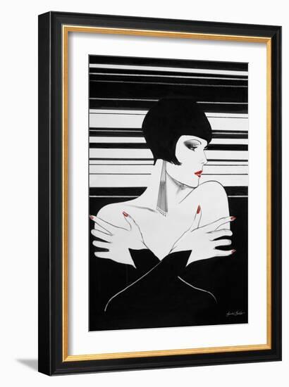 Fashion Women II-Linda Baliko-Framed Premium Giclee Print