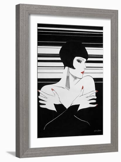 Fashion Women II-Linda Baliko-Framed Art Print