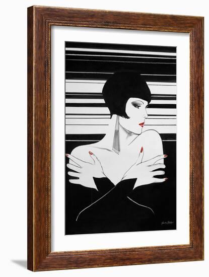 Fashion Women II-Linda Baliko-Framed Art Print