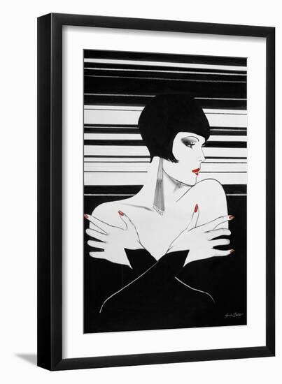 Fashion Women II-Linda Baliko-Framed Art Print