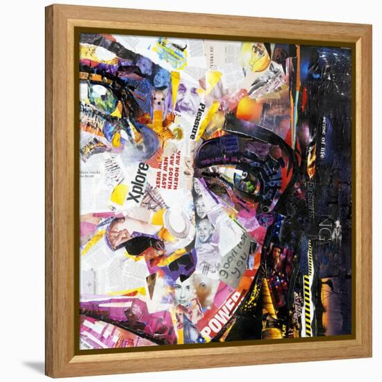 Fashion-James Grey-Framed Stretched Canvas