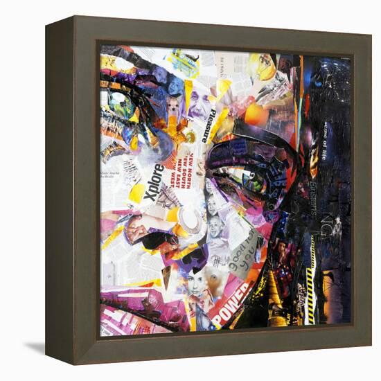 Fashion-James Grey-Framed Stretched Canvas