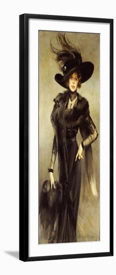 Fashionable Beauty-Francois Flameng-Framed Giclee Print