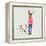 Fashionable Hipster Deer-run4it-Framed Stretched Canvas