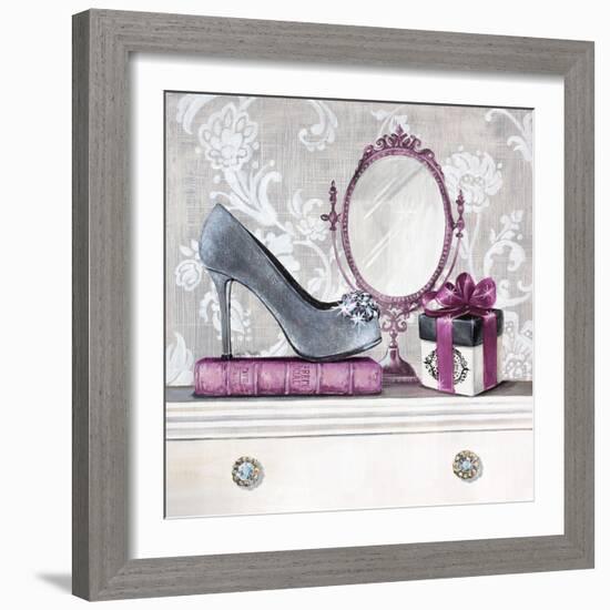 Fashionably Gifted Plum-Angela Staehling-Framed Art Print