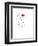 Fashionista - Hands and Lips-Dana Shek-Framed Art Print