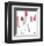 Fashionista - Lipstick Lineup-Dana Shek-Framed Art Print