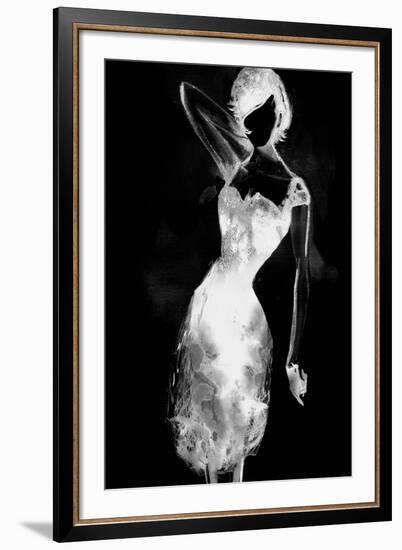 Fashionista - Noir-Mark Chandon-Framed Giclee Print