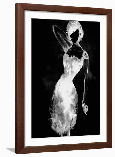 Fashionista - Noir-Mark Chandon-Framed Giclee Print