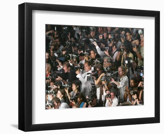 Fashions at the Showing of the Michael Kors Spring 2006 Collection--Framed Photographic Print