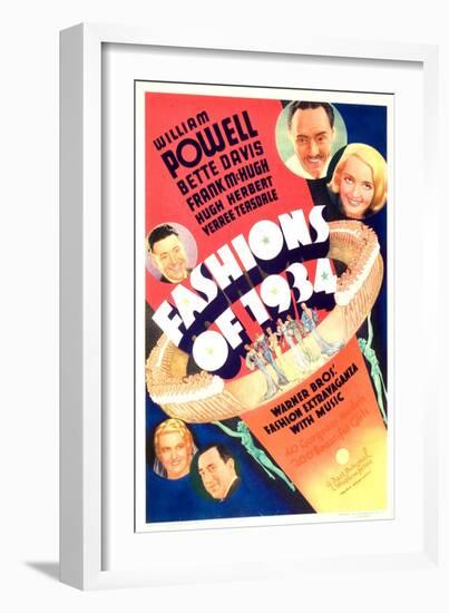 Fashions of 1934-null-Framed Art Print