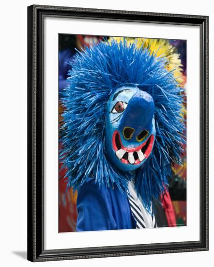 Fasnacht Carnival, Fasnacht Costume, Basel, Switzerland-Walter Bibikow-Framed Photographic Print