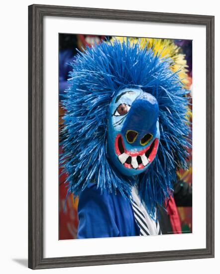 Fasnacht Carnival, Fasnacht Costume, Basel, Switzerland-Walter Bibikow-Framed Photographic Print