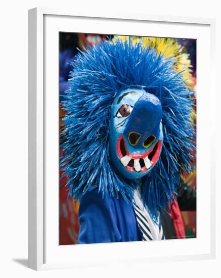 Fasnacht Carnival, Fasnacht Costume, Basel, Switzerland-Walter Bibikow-Framed Photographic Print